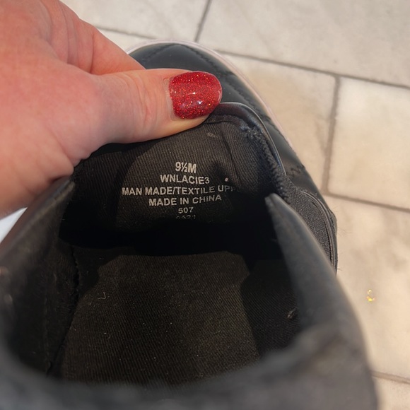 Nine West Womens Size 9.5M Black Slip On Round Toe Casual Loafer Shoes WNLACIE3 - Picture 12 of 13